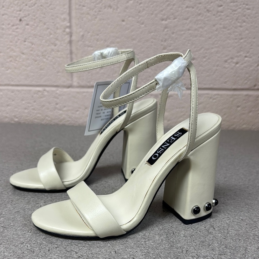 SENSO Cream Women's Block Heels